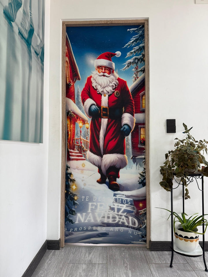 SantaFest – Forro premium navideño para puerta